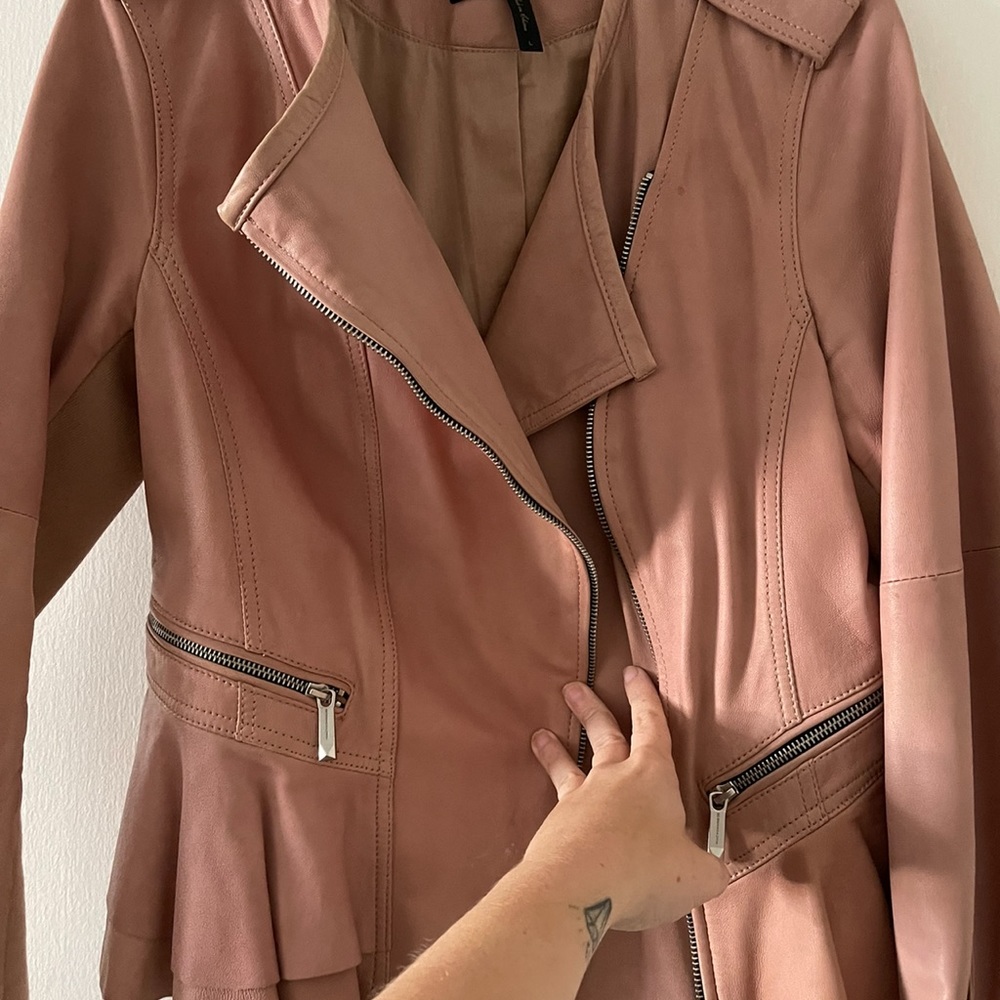 Bcbg Leather Jacket - image 5